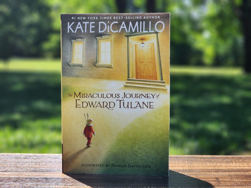 Reading The Miraculous Journey of Edward Tulane as a read-aloud.