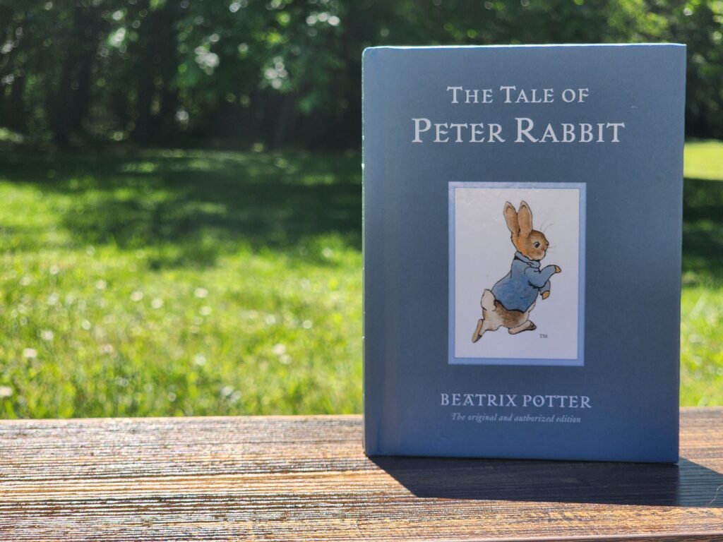 Using the Tale of Peter Rabbit in my homeschool.